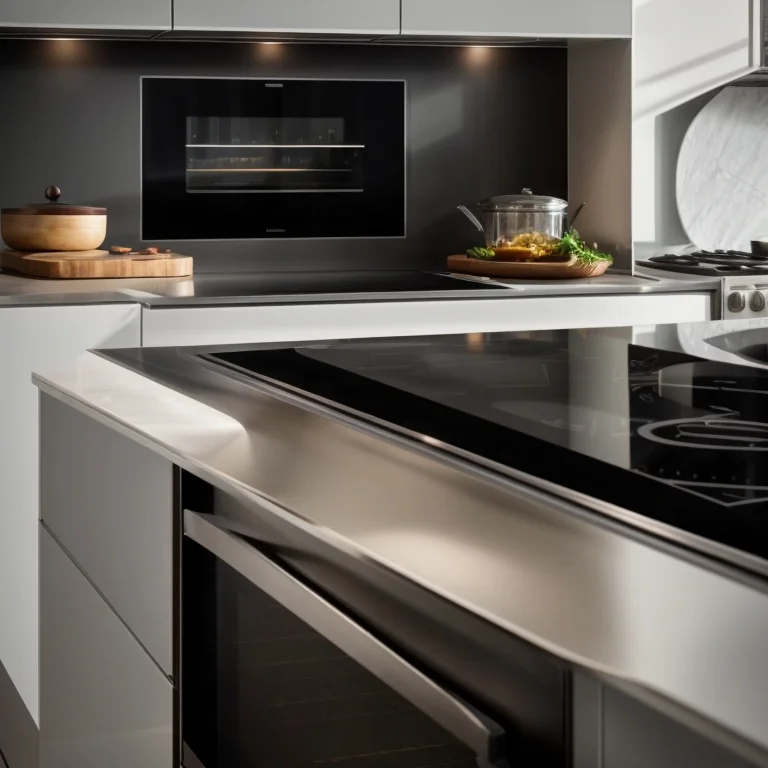 AI-Backofen in moderner Küche